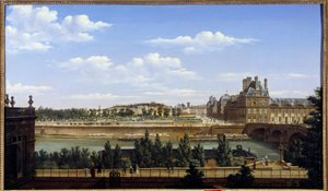 Tuileriernes have og palads, set fra Quai d