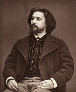 Alphonse Daudet fransk forfatter, 1849-1897, ca. 1876. af Etienne Carjat