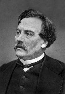 Charles-Adrien Lesot de La Penneterie eli Lacressonniere (1819-1893) ranskalainen näyttelijä ja näytelmäkirjailija, kuva Carjat af Etienne Carjat