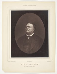 Charles Monselet af Etienne Carjat