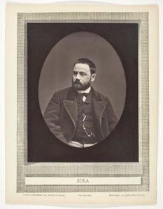 Émile Zola (fransk romanforfatter, dramatiker og journalist, 1840-1902) af Etienne Carjat