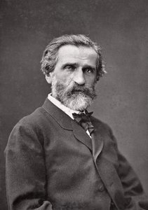 Giuseppe Verdi (1813-1901) 1877 (se også 124001) af Etienne Carjat