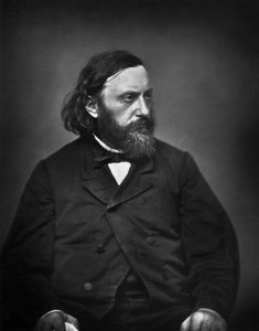 Pierre Dupont (1821-1870) fransk digter, foto af Carjat