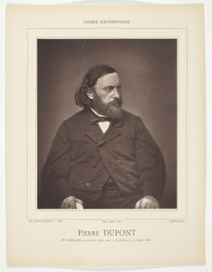 Pierre Dupont af Etienne Carjat