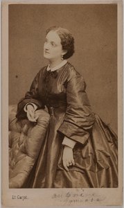 Portræt af Antonine (Marie Pélissé, kaldet), 1836-1900, skuespillerinde af Etienne Carjat