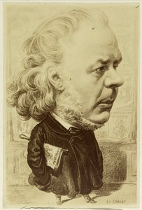 Portræt af Daumier af Etienne Carjat