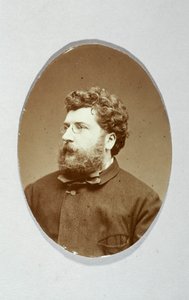 Portræt af Georges Bizet (1838-1875), komponist. af Etienne Carjat