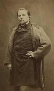 Portræt af Charles Basset (1822-1869), bedst kendt under pseudonymet Adrien Robert. af Etienne Carjat