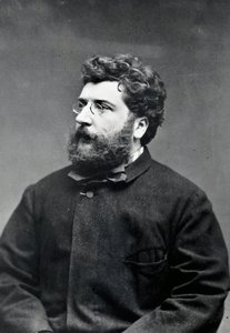 Portræt af den franske komponist og pianist Georges Bizet (Paris af Etienne Carjat