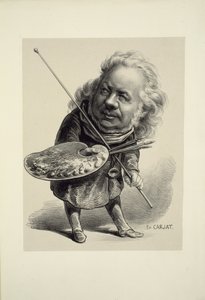 Portræt af Honoré Daumier af Etienne Carjat