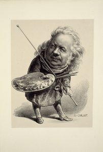 Portræt af Honoré Daumier af Etienne Carjat