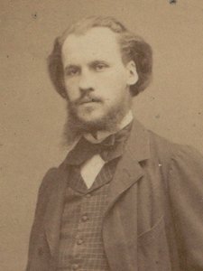 Portræt af komponisten Charles Lenepveu 1840-1910, 1870. af Etienne Carjat