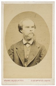 Portræt af digteren Paul Verlaine 1844-1896, ca. 1870 af Etienne Carjat