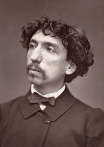Portræt af arkitekten Charles Garnier, ca. 1875 (foto) af Etienne Carjat