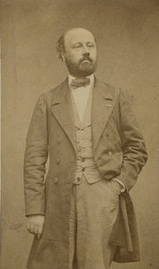 Portræt af komponisten François Bazin 1816-1878, ca 1760. af Etienne Carjat