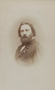 Portræt af pianisten og komponisten Émile Prudent 1817-1863, ca 1860. af Etienne Carjat