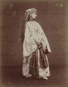 Sarah Bernhardt i "Zaire" af Voltaire af Etienne Carjat