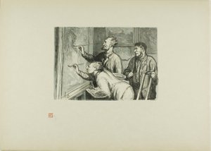 Maleriudstillingen fra 1868: Giver den det sidste touch af Etienne Carjat