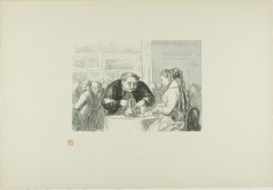 The Restaurant of the Great Art Exhibition: En symbiotisk kærlighed til kunsten og koteletten af Etienne Carjat