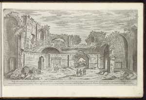 Ruinerne af Caracalla-badene i Rom Gamle bygninger (serietitel) I vestigi dell