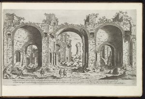 Ruinerne af Caracalla-badene i Rom Gamle bygninger (serietitel) I vestigi dell