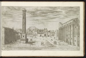 Søjle af Antoninus Pius i Rom Gamle bygninger (serietitel) I vestigi dell