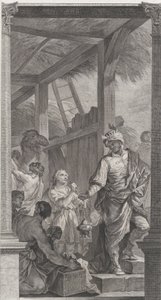 The Chapel of the Foundlings i Paris: Le Roi mage Balthazar et sa suite, 1752.