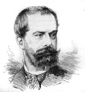 Portræt af Paul Deves (1837-1889), fransk advokat og politiker. Indgravering af Bocour i "" Le Monde Illustré"" nr. 1287 af 26. november