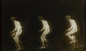 Mand på cykel