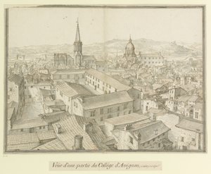 En del af kollegiet i Avignon  1617 : Overdragelse af en del af kollegiet i Avignon i 1617. 3. januar.