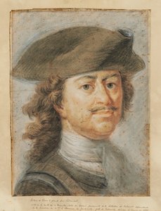 Portræt af kejser Peter I den Store 1672-1725.