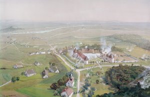 Generobringen af Chateau de Mondement af den franske hær den 9. september 1914 under det første slag ved Marne, 1915
