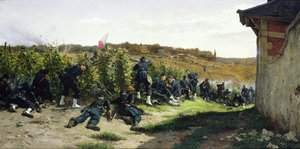 Tirailleurs de la Seine ved slaget ved Rueil-Malmaison, 21. oktober 1870, 1875