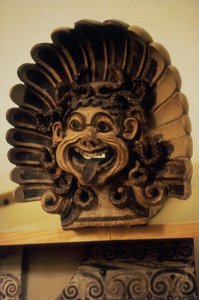 Antefix i form af et Gorgons hoved (terracotta) af Etruscan