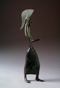 Den etruskiske gudinde Menerva (Menrva) - Bronzeskulptur, 440-420 f.Kr. af Etruscan