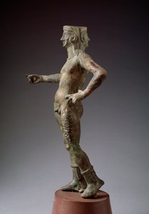 Det guddommelige af design Culsans. Bronzeskulptur, 3. århundrede f.Kr
