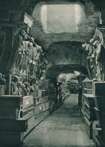 Kapucinernes katakomber, Palermo, Sicilien, Italien, 1927