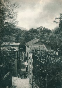 Smal gade, Capri, Italien, 1927 af Eugen Poppel