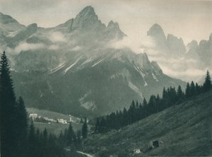 Pala Group, San Martino di Castrozza, Dolomitterne, Italien, 1927 af Eugen Poppel