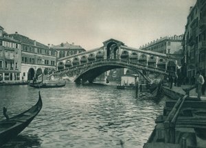 Rialtobroen, Venedig, Italien, 1927 af Eugen Poppel