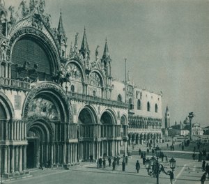 Markusbasilikaen, Venedig, Italien, 1927