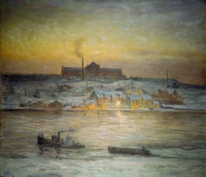 Tidlig vintermorgen af Eugen Prinz von Schweden