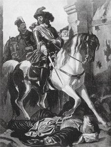 Ofen (Buda) taget fra tyrkerne af Eugen von (after) Blaas
