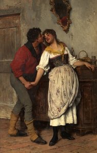Antaget, 1887 af Eugen von Blaas