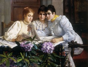 Valg af Trousseau af Eugen von Blaas