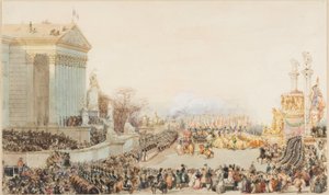 Oversættelsen af Napoleons aske: 15. december af Eugene Louis Lami