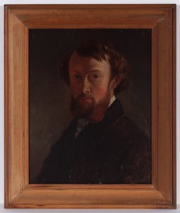 Selvportræt (olie på lærred) af Eugene (attr.to) Benson