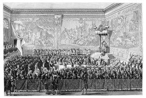 Parlamentsmøde, Versailles 1776, 1885.