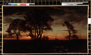 Aftenskær eller solnedgang