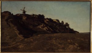 Udsigt over Montmartre, ca. 1848 (maleri)